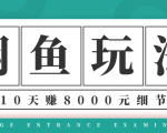 龟课·闲鱼项目玩法实战班第12期，操作10天左右利润有8000元细节玩法-88共享