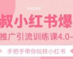 狼叔小红书爆款推广引流训练课4.0,手把手带你玩转小红书-88共享