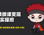 荔枝微课变现实操班:微信号+社群+荔枝微课打造自动化成交闭环系统-88共享