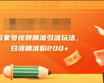黄岛主引流课:百家号视频精准引流玩法,日涨精准粉200+-88共享