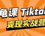龟课·TikTok变现实战训练营线上第1期,多种变现模式,轻松赚美刀-88共享