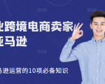 职业跨境电商卖家聊亚马逊:亚马逊运营的10项必备知识,12堂课让你看懂亚马逊运营-88共享