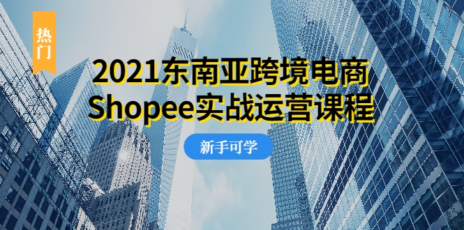 2021东南亚跨境电商Shopee实战运营课程，0基础、0经验、0投资的副业项目-88共享