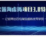 黄岛主·淘宝蓝海虚拟项目3.0,小白宝妈零基础的都可以做到月入过万-88共享