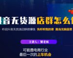 蟹老板·抖音无货源店群怎么做,吊打市面一大片《抖音无货源店群》的课程-88共享