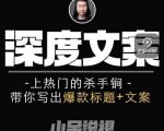小呆短视频深度文案课,上热门的杀手锏,带你写出爆款标题+文案-88共享