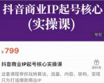 抖音商业IP起号核心实操课,带你玩转算法,流量,内容,架构,变现-88共享