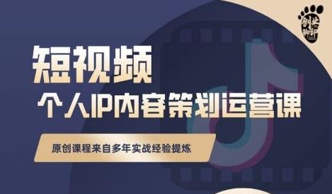 抖音短视频个人ip内容策划实操课，真正做到普通人也能实行落地-88共享
