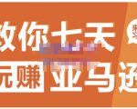 晟尧跨境·教你七天玩赚亚马逊,教你轻松玩赚亚马逊,适合小白学习-88共享