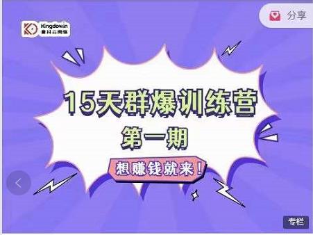 金抖云Peter《15天群爆训练营》，破解抖音玄学，群爆心法，起号方式-88共享