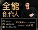 王松傲寒·全能创作人思维课,帮你打造创作人IP,全面提升导演思维-88共享