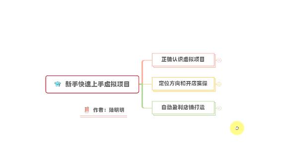 新手如何操作虚拟项目？从0打造月入上万店铺技术【视频课程】-88共享