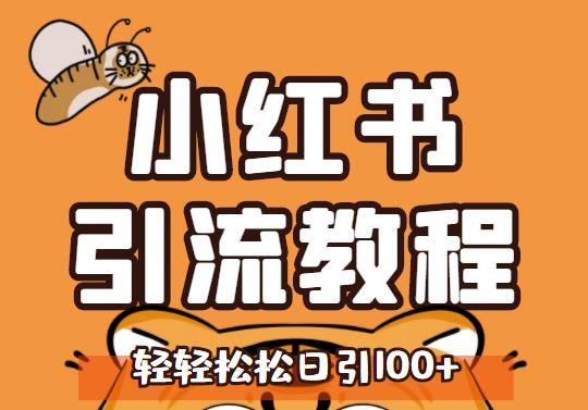 小红书运营引流全系列课程，每天引流100精准粉-88共享