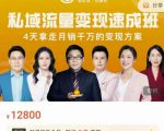 桔子会·私域流量变现速成班,4天拿走月销千万的变现方案 价值12800元-88共享