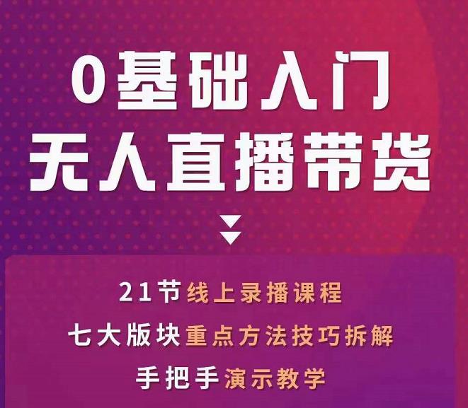 网红叫兽-抖音无人直播带货，一个人就可以搞定的直播带货实战课-88共享