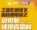 尼克派·工业化思维下的直播电商之短视频锤爆直播间,听话照做执行爆单-88共享
