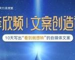 李欣频|文案创造课，0基础可报10天写出“看到就想转”的自媒体文案-88共享