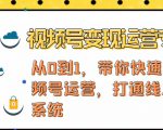 视频号变现运营,视频号+社群+直播,铁三角打通视频号变现系统-88共享