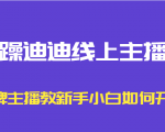 暴躁迪迪线上主播课,金牌主播教新手小白如何开播-88共享