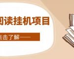 全自动阅读挂机项目，号称单窗10r，全套脚本+教程，小白上手简单-88共享