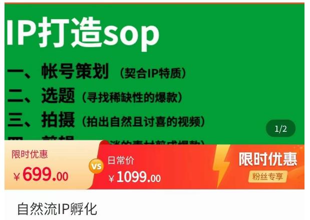 瑶瑶·自然流IP孵化，系统掌握IP孵化全流程，也能学到选题，剪辑，账号运营经验-88共享