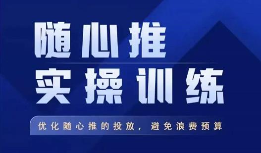 飞哥·随心推实操训练，优化随心推投放，避免浪费预算-88共享