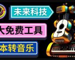 抢先体验未来Ai科技-文本转音乐工具,只需输入文字描述,即可创作歌曲和音乐-88共享