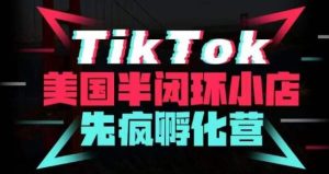 疯人院·TikTok美国半闭环小店孵化营，抢占TikTok美国蓝海市场，开店、运营、带货、投流全实操-88共享