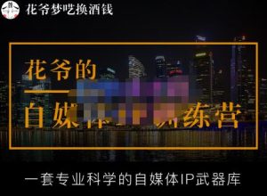 花爷的自媒体IP训练营【14期】,一套专业科学的自媒体IP武器库（更新2023年3月）-88共享