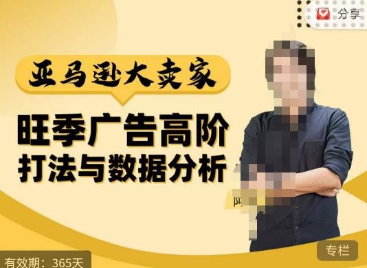 阿甘·亚马逊大卖家广告高阶打法与数据分析，走出传统广告误区；揭秘大卖惯用打法；数据驱动广告决策-88共享