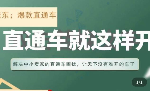 冠东·淘系直通车保姆级教程，全面讲解直通车就那么简单-88共享