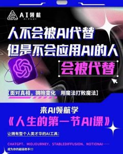 AI领航-人生第一节AI课，拉开你与普通工作者的距离！30位AI领域极客，汇集1000小时Al心得-88共享