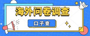 外面收费5000+海外问卷调查口子查项目,认真做单机一天200+【揭秘】-88共享