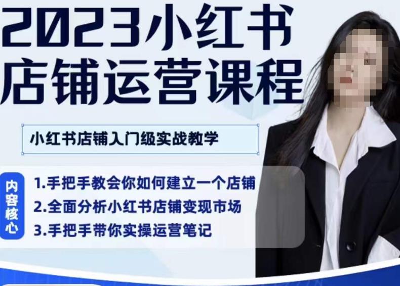 陶金金·2023小红书店铺运营课，小红书店铺入门实战教学-88共享