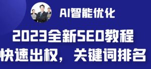 2023最新网站AI智能优化SEO教程,简单快速出权重,AI自动写文章+AI绘画配图-88共享