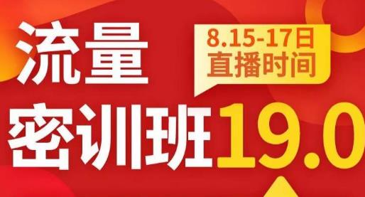 秋秋线上流量密训班19.0，打通流量关卡，线上也能实战流量破局-88共享