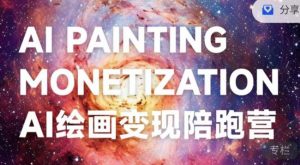 蛮驴·AI绘画变现陪跑营,快速产出可商业变现的图-88共享