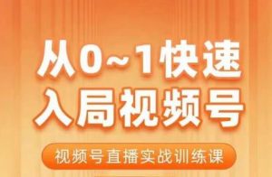 陈厂长·从0-1快速入局视频号课程，视频号直播实战训练课-88共享