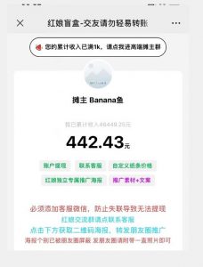 盲盒交友5.0,男粉变现实操项目,亲测变现效果极好【揭秘】-88共享