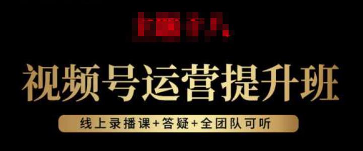 视频号运营提升班：视频号起号逻辑，视频号选品技巧及带货-88共享