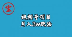 宝哥视频号无货源带货视频月入3w,详细复盘拆解-88共享