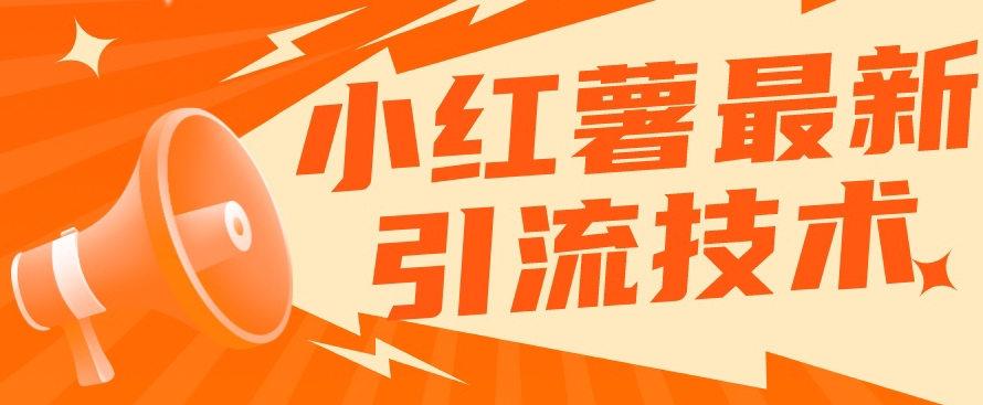 小红书最新引流技术，真正实现解放双手暴力引流-88共享