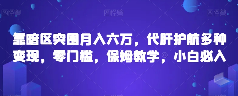 靠暗区突围月入六万，代肝护航多种变现，零门槛，保姆教学，小白必入【揭秘】-88共享