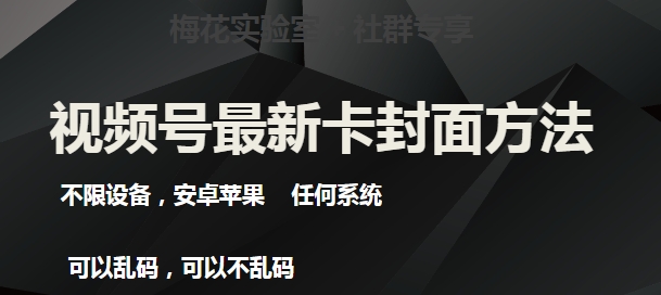 梅花实验室社群最新卡封面玩法3.0，不限设备，安卓苹果任何系统-88共享