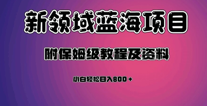 虚拟资源蓝海领域新项目，轻松日入800＋，附保姆级教程及资料-88共享