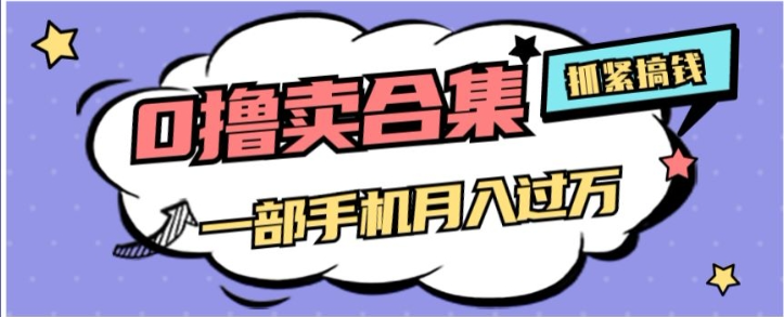 0撸项目月入过万，售卖全套ai工具合集，一单29.9元，一部手机即可【揭秘】-88共享