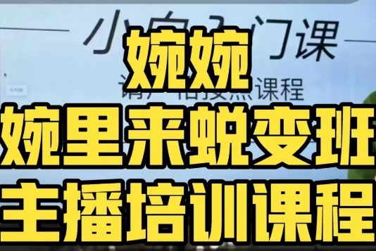 婉婉·婉里来蜕变班（主播课）全方位理解底层逻辑并灵活运用-88共享