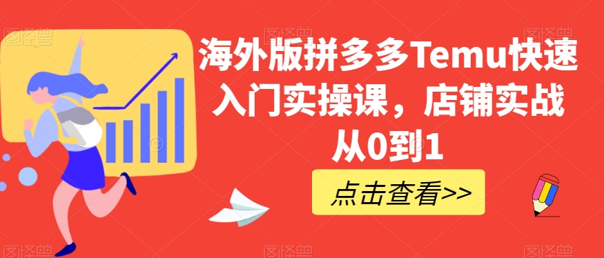 海外版拼多多Temu快速入门实操课，店铺实战从0到1-88共享
