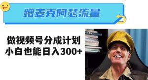 蹭麦克阿瑟热点，做视频号分成计划，小白三分钟一条日入300+【揭秘】-88共享