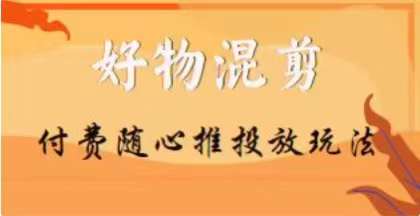 【万三】好物混剪付费随心推投放玩法，随心投放小课抖音教程-88共享